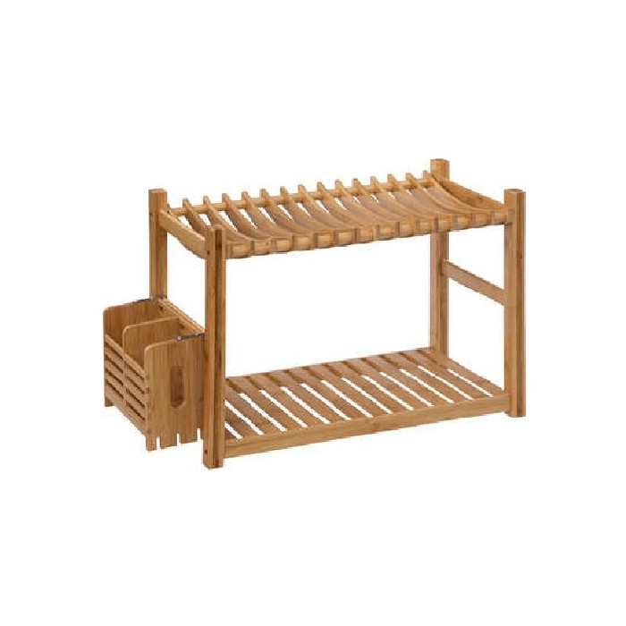 kitchenware/dish-drainers-accessories/5five-2-tier-bamboo-dish-drainer-with-cutlery-holder