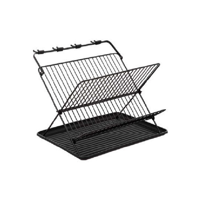 kitchenware/dish-drainers-accessories/5five-2-tier-metal-with-pp-foldable-dish-drainer