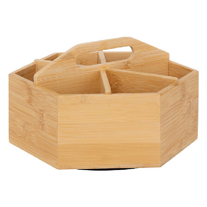 kitchenware/tea-coffee-accessories/5five-tea-rotating-bamboo-organizer