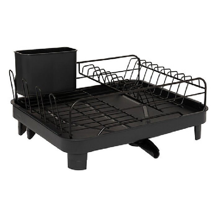 kitchenware/dish-drainers-accessories/5five-1-tier-extendable-dish-drainer-black-br2