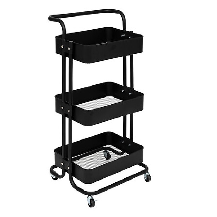 kitchenware/racks-holders-trollies/5five-3-tiers-rectangular-trolley-black-br2