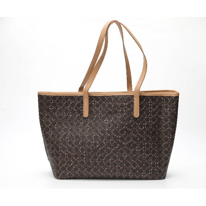 household-goods/clothes-shoes-accessories/mumuso-large-capacity-flower-printed-commuter-tote-bag-coffee