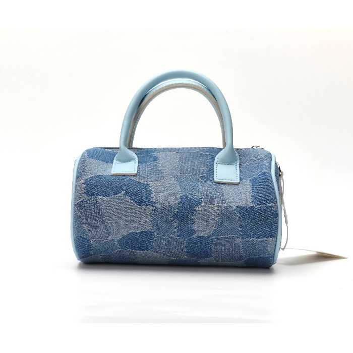 household-goods/clothes-shoes-accessories/mumuso-cylindrical-denim-crossbody-handbag-light-blue