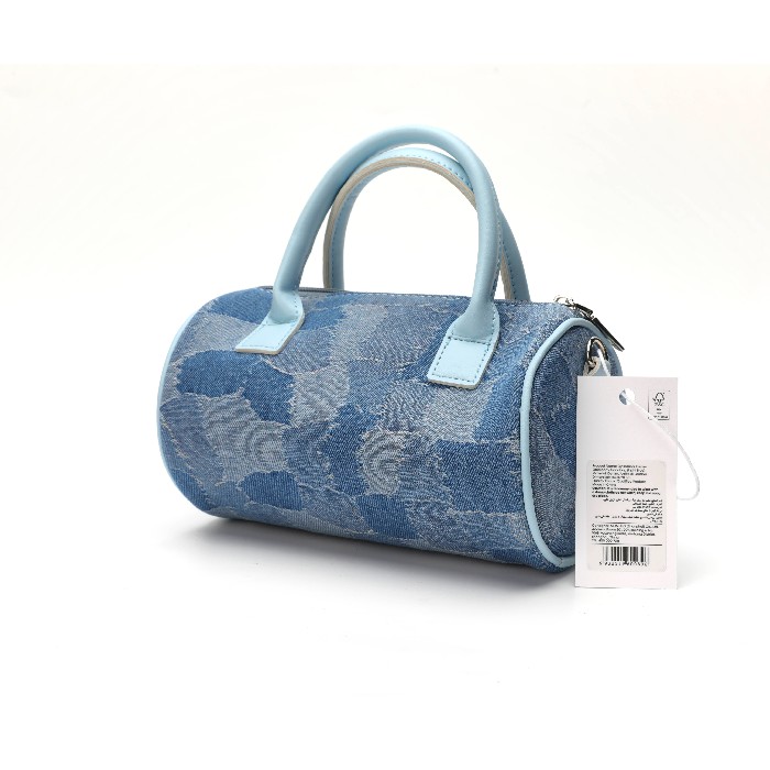 household-goods/clothes-shoes-accessories/mumuso-cylindrical-denim-crossbody-handbag-light-blue