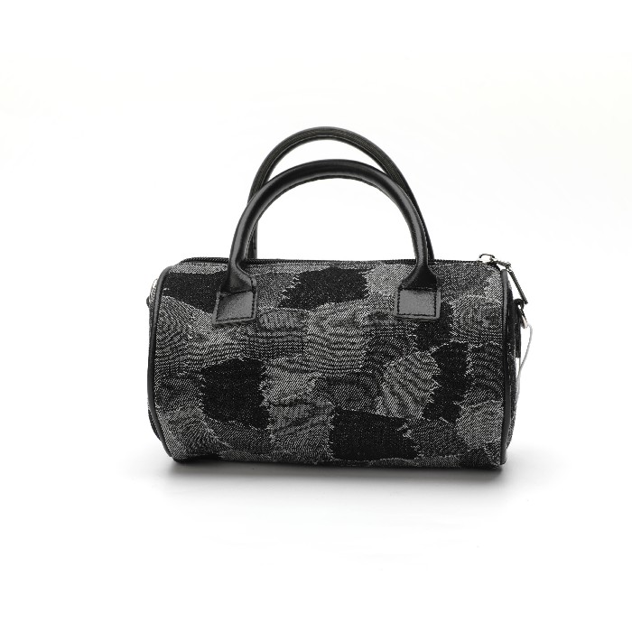 household-goods/clothes-shoes-accessories/mumuso-cylindrical-denim-crossbody-handbag-black