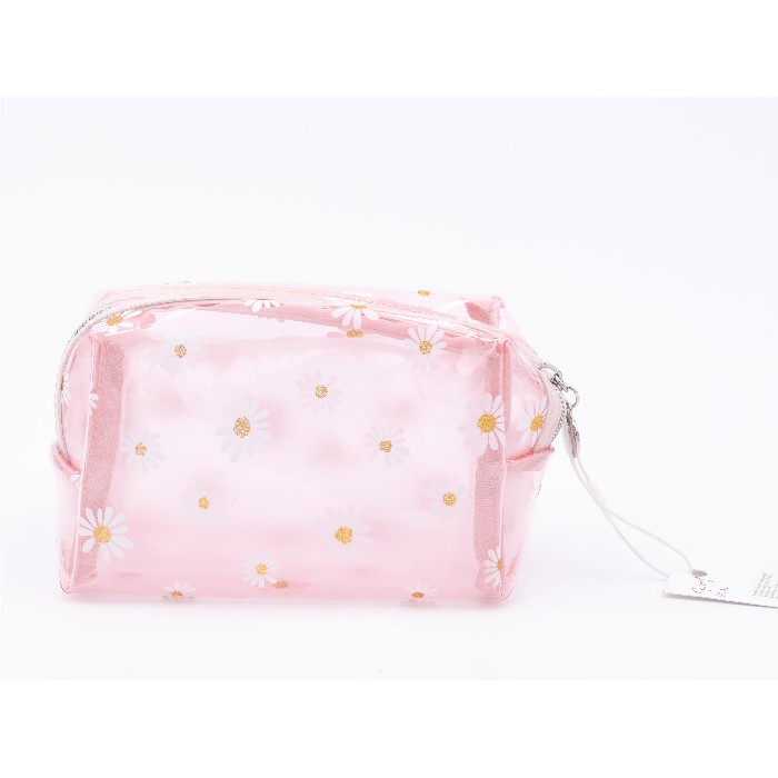 household-goods/clothes-shoes-accessories/mumuso-transparent-cosmetic-bag-daisypink