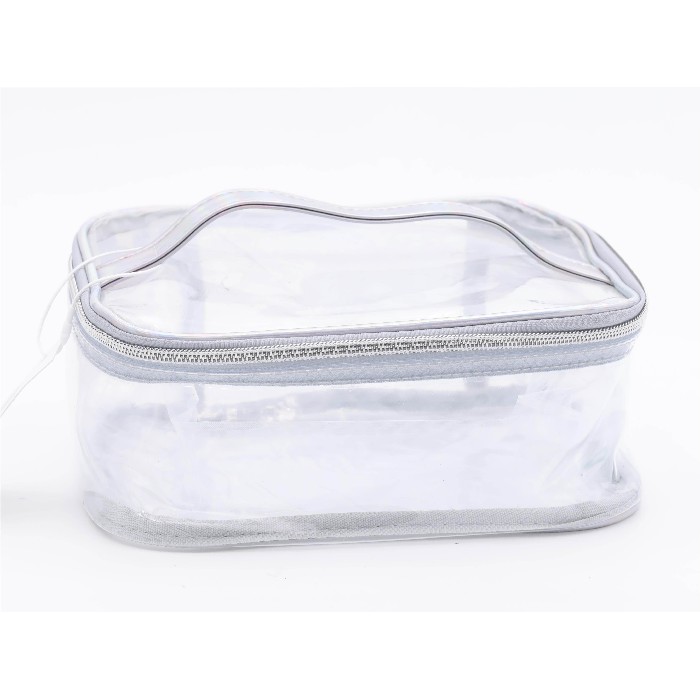household-goods/clothes-shoes-accessories/mumuso-portable-transparent-toiletry-bag-silver
