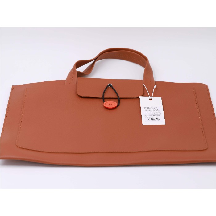 household-goods/clothes-shoes-accessories/mumuso-laptop-bag-with-button-closure-brown