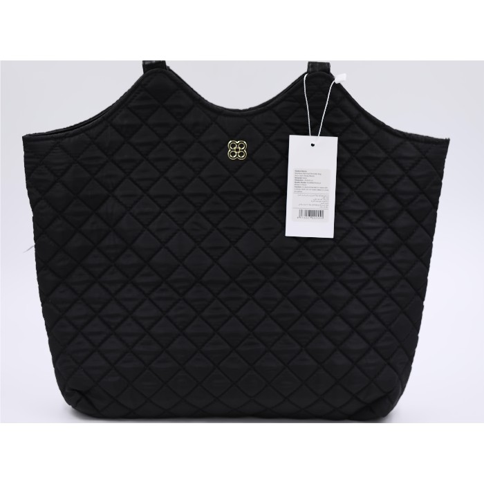 household-goods/clothes-shoes-accessories/mumuso-rhombus-textured-shoulder-bag-four-leaf-cloverblack