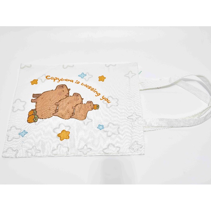 household-goods/shopping-trolleys-bags/mumuso-capybara-canvas-tote-bag-bless-you