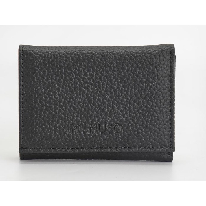 household-goods/clothes-shoes-accessories/mumuso-lychee-pattern-tri-fold-wallet-black