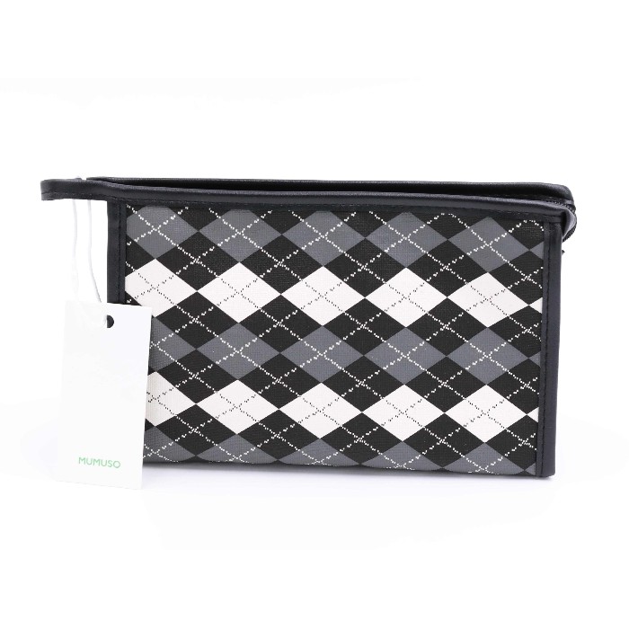 household-goods/clothes-shoes-accessories/mumuso-chequered-makeup-bag-trapeziumblack