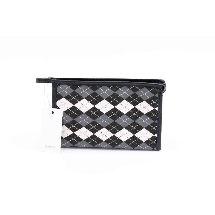 household-goods/clothes-shoes-accessories/mumuso-chequered-makeup-bag-trapeziumblack