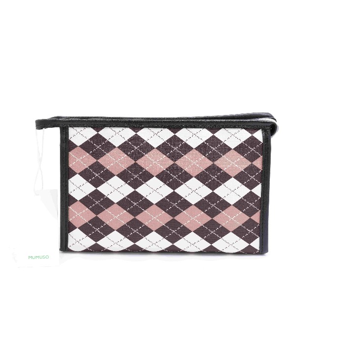 household-goods/clothes-shoes-accessories/mumuso-chequered-makeup-bag-trapeziumcamel