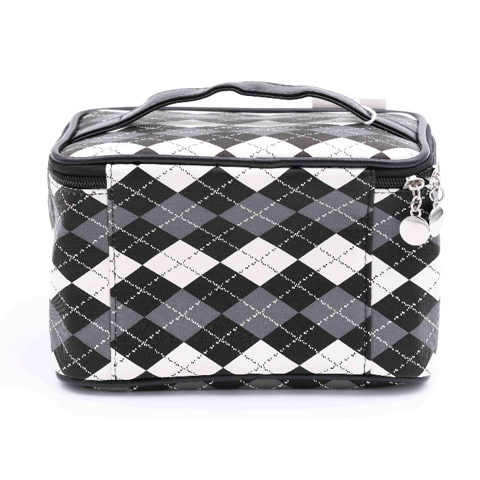 household-goods/clothes-shoes-accessories/mumuso-chequered-cosmetic-case-black
