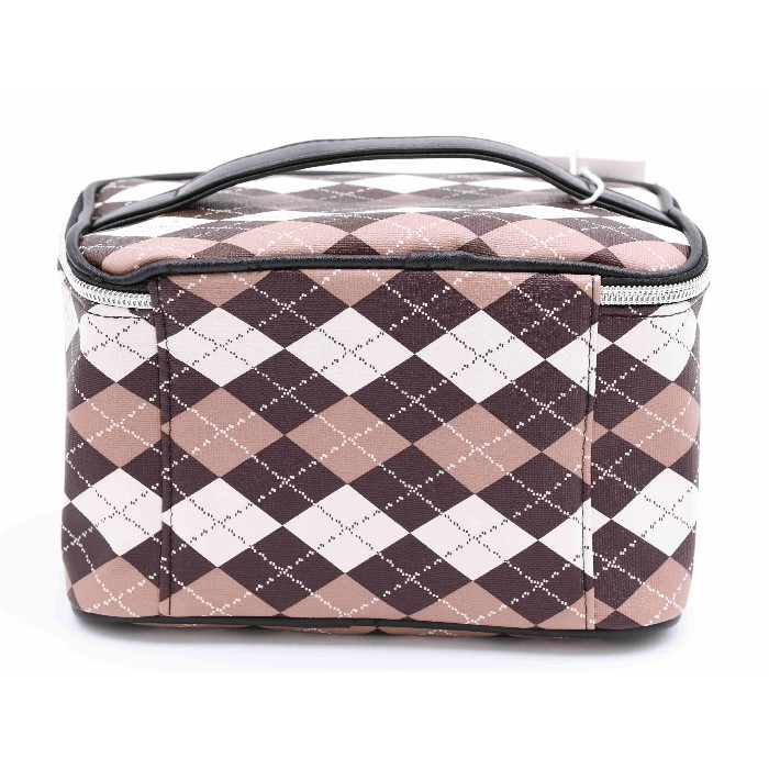 household-goods/clothes-shoes-accessories/mumuso-chequered-cosmetic-case-camel