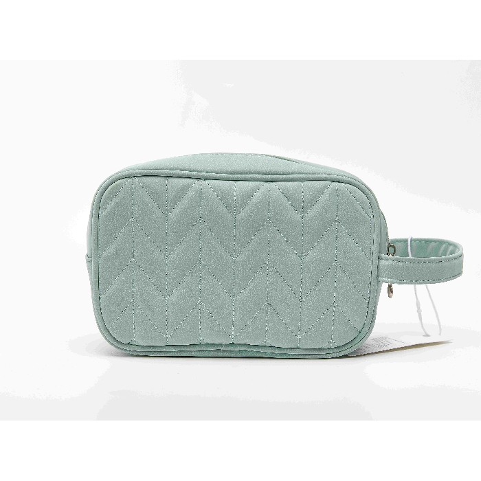 household-goods/clothes-shoes-accessories/mumuso-herringbone-cosmetic-bag-green
