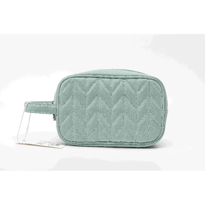 household-goods/clothes-shoes-accessories/mumuso-herringbone-cosmetic-bag-green