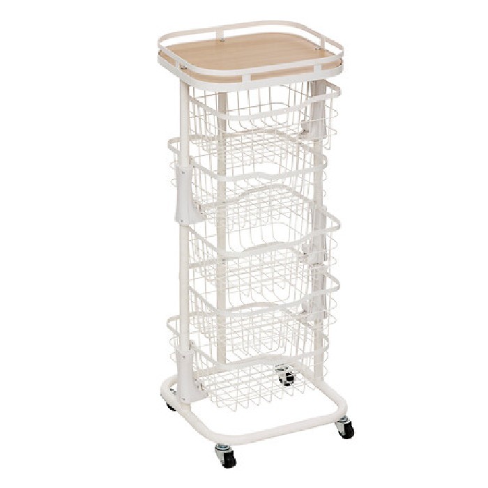 kitchenware/racks-holders-trollies/5five-metal-trolley-with-5-baskets-balm
