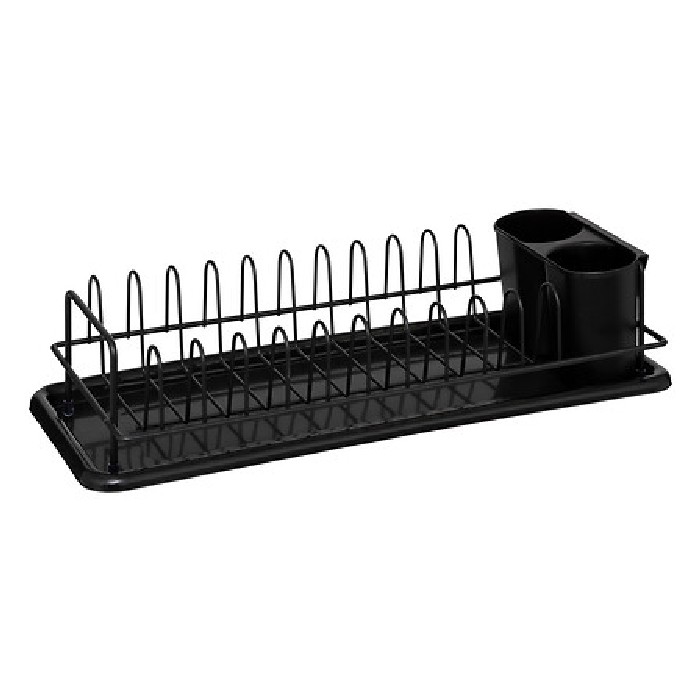 kitchenware/dish-drainers-accessories/5five-1-tier-mini-dish-drainer-black-edge