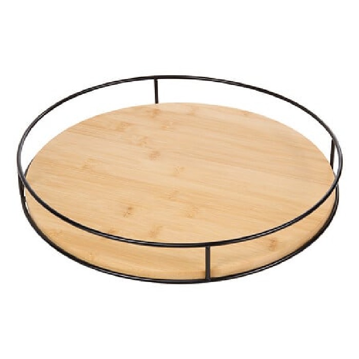 tableware/serveware/5five-turning-tray-diameter-35cm-black-bamboo