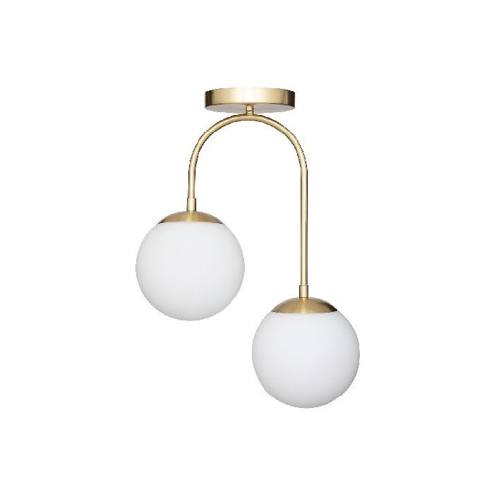 lighting/chandelier-pendant-lighting/atmosphera-suspension-light-2-balls-in-glass-and-gold-metal