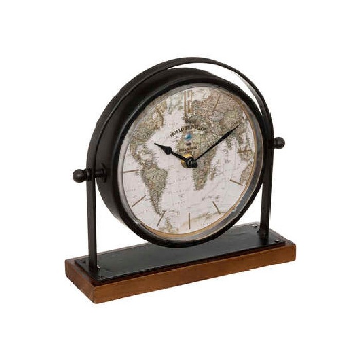 home-decor/clocks/atmosphera-flavia-metal-standing-clock-height-20cm
