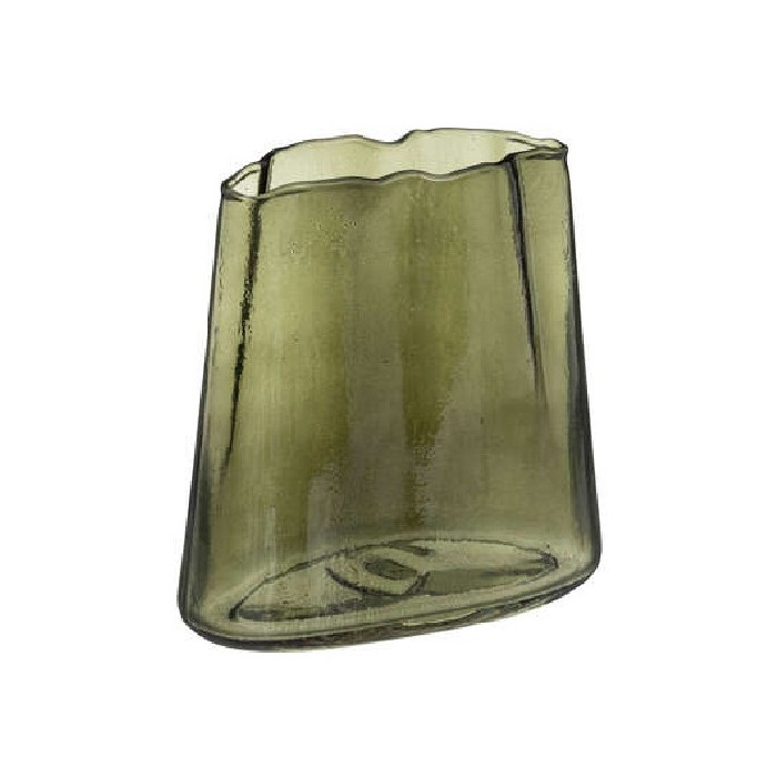 home-decor/vases/atmosphera-jemo-green-irregular-ceramic-vase-height-20cm