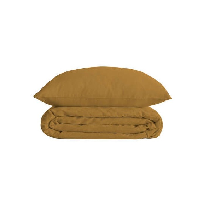 home-textiles/bed-sheets/atmosphera-sheet-set-solid-percale-ocher-240cm-x-220cm