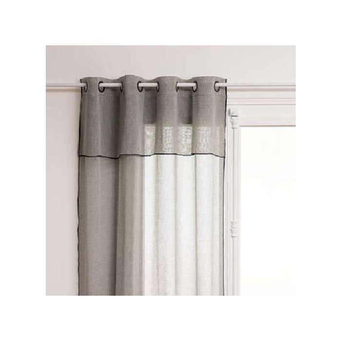 home-textiles/curtains-blinds/atmosphera-net-curtain-fred-floun-khaki-140cm-x-240cm