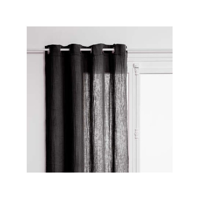 home-textiles/curtains-blinds/atmosphera-curtain-gauze-dark-grey-130cm-x-260cm