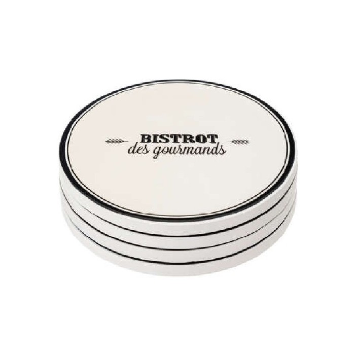 tableware/placemats-coasters-trivets/sg-secret-de-gourmet-bistrot-coaster-set-of-4-diameter-10cm