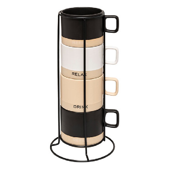 kitchenware/racks-holders-trollies/secret-de-gourmet-mug-rack-4-small-mugs-luca-24cl