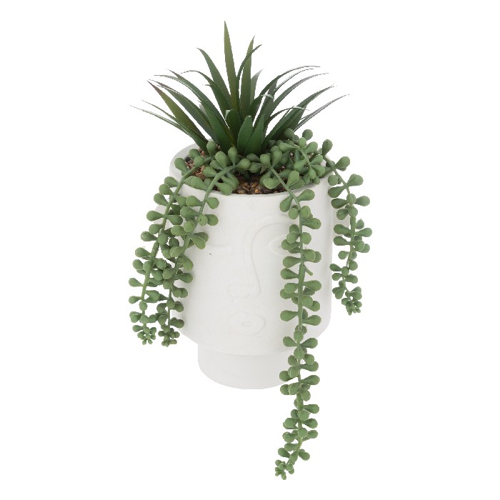 home-decor/artificial-plants-flowers/atmosphera-plant-with-face-pot-ceramic-with-h25cm
