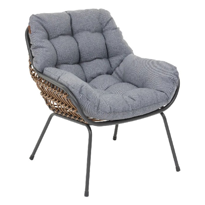 outdoor/sofas-sofa-sets/hespéride-paopao-4-seater-sofa-set-graphite