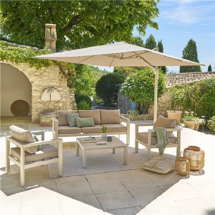outdoor/umbrellas-bases/hespéride-melhia-clay-linen-offset-olefin-tilting-parasol-3m-x-3m