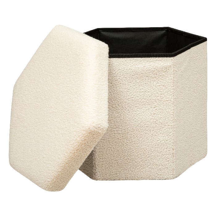 living/seating-accents/atmosphera-jaiko-ivory-hexagonal-boucle-folding-stool