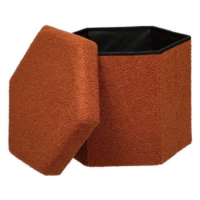 living/seating-accents/atmosphera-jaiko-amber-hexagonal-boucle-folding-stool