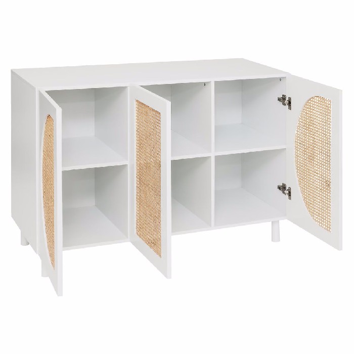 living/sideboards/atmosphera-cabras-3-door-sideboard-white-rattan