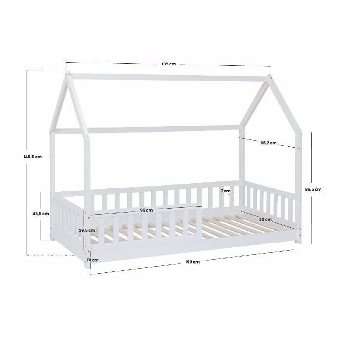 kids-and-stationery/kids-accessories-deco/atmosphera-for-kids-hut-bed-white-90cm-x-190cm