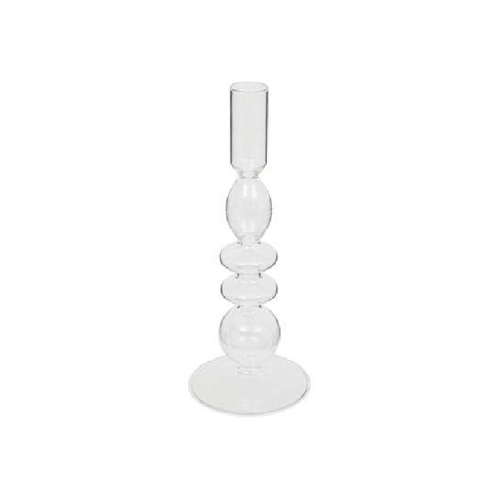 home-decor/candle-holders-lanterns/atmosphera-clear-glass-candle-holder-h22cm