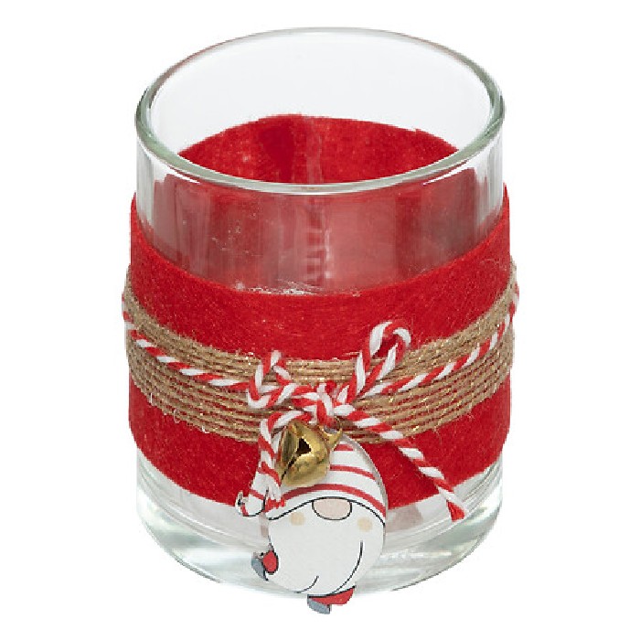 christmas/decorations/atmosphera-candle-holder-–-felt-gnome-design-8cm
