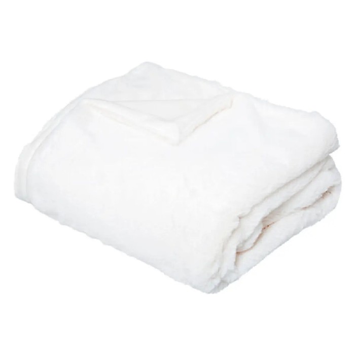 home-textiles/blankets-throws/atmosphera-beige-fur-blanket-180cm-x-130cm