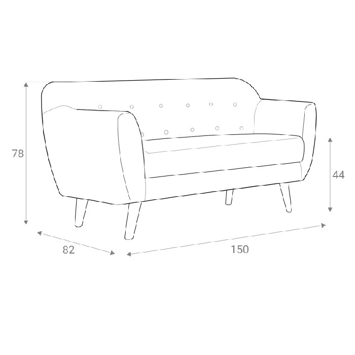 sofas/fabric-sofas/leonardo-2-seater-sofa-upholstered-in-fabric-bluvel-14-grey