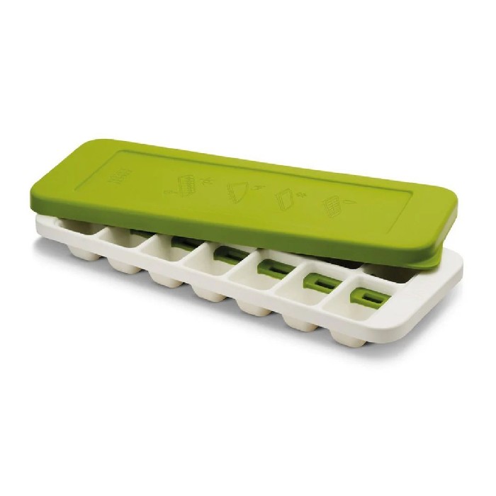 kitchenware/miscellaneous-kitchenware/joseph-joseph-quicksnap-plus-ice-cube-tray-white-and-green
