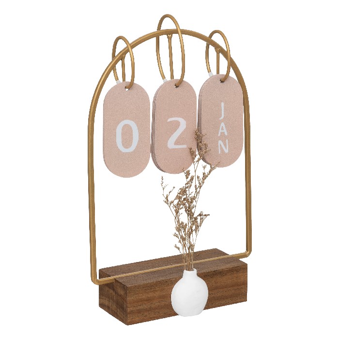 home-decor/decorative-ornaments/atmosphera-floral-collection-calendar-wood-height-30cm
