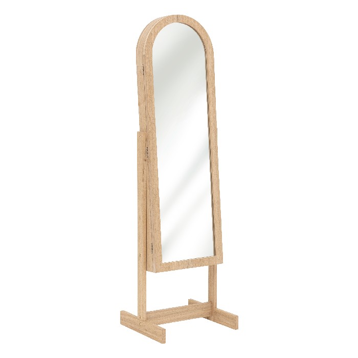 home-decor/jewellery-boxes/atmosphera-soleya-jewellery-cabinet-with-mirror-145cm-high-natural-wood