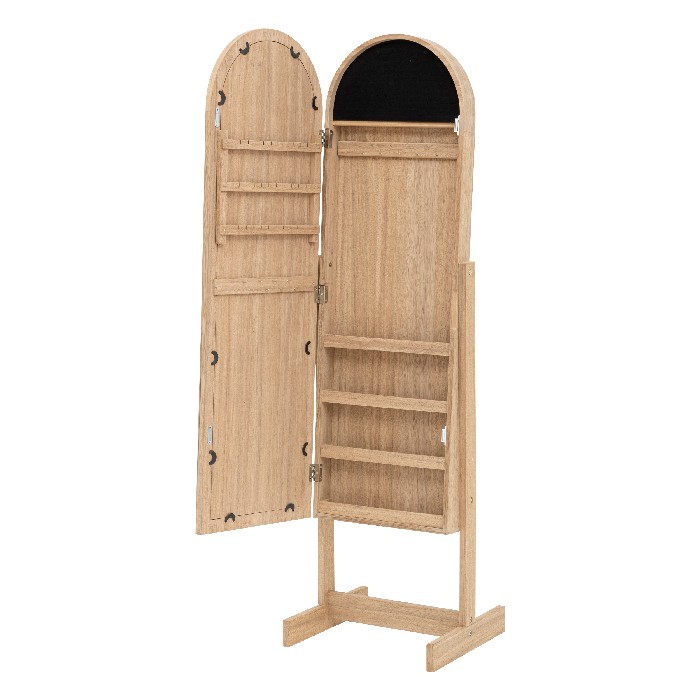 home-decor/jewellery-boxes/atmosphera-soleya-jewellery-cabinet-with-mirror-145cm-high-natural-wood