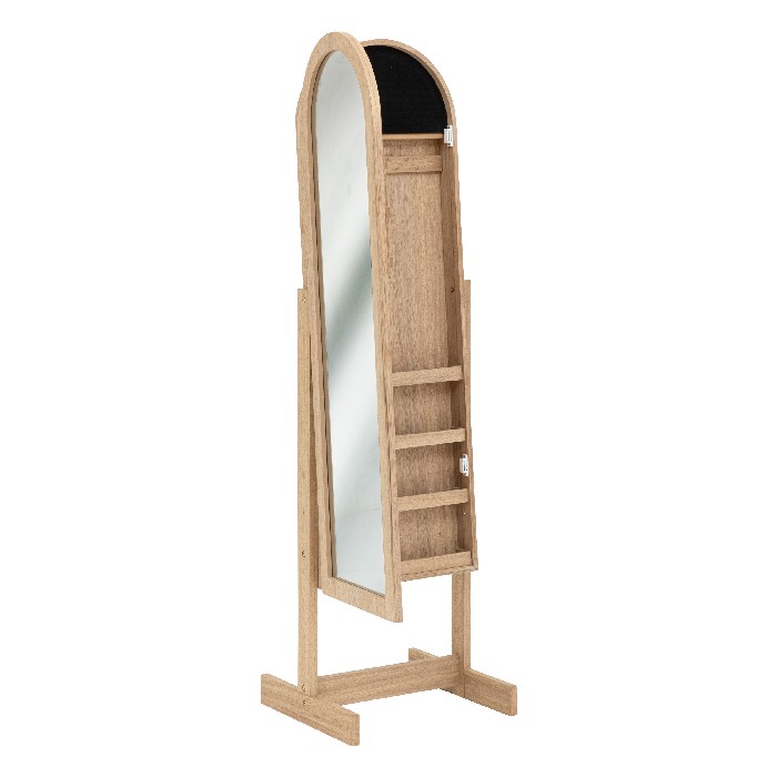 home-decor/jewellery-boxes/atmosphera-soleya-jewellery-cabinet-with-mirror-145cm-high-natural-wood