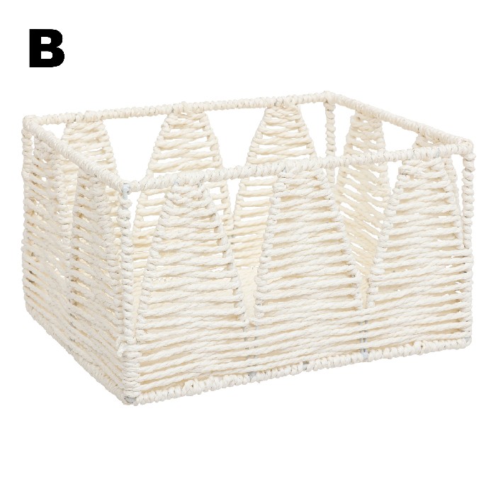 home-decor/deco/atmosphera-pack-of-4-soleya-storage-boxes-black-and-white-ppr